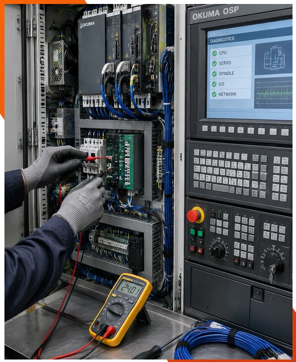 Ремонт систем ЧПУ Okuma OSP в Сальске